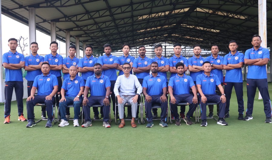 Nagaland Under-23 Men's Cricket Team for the BCCI's Men's U23 State A Trophy 2023-24.